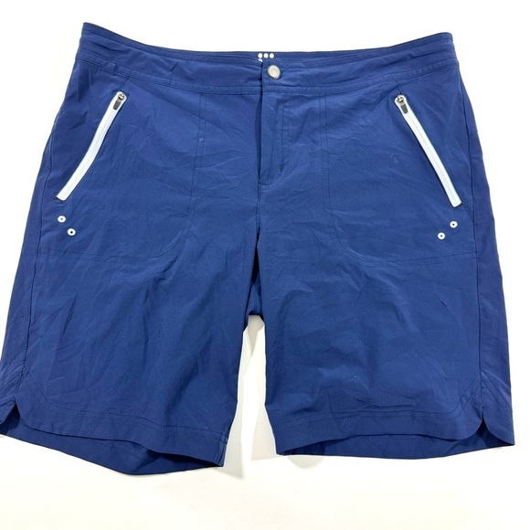 Title Nine Long Swim Shorts Navy Blue 9 Inch - Picture 1 of 6